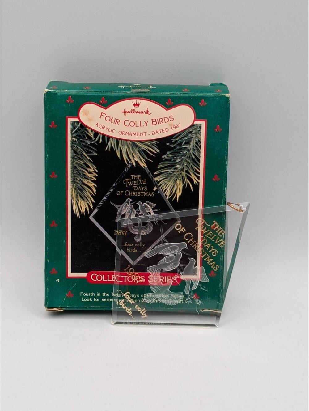 Hallmark Keepsake Four Colly Birds 1987, 4th in Twelve Days of Christmas Series